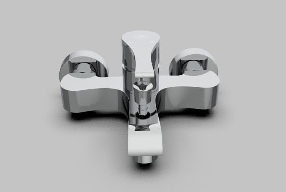 Смеситель для ванны GPD Atros MBB65 Хром