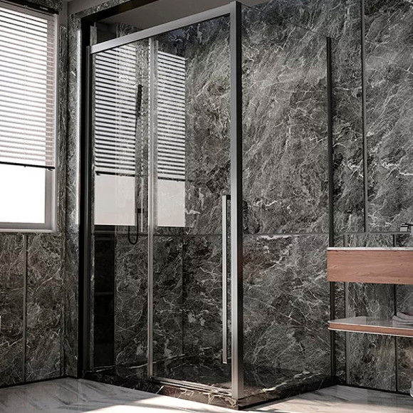 Душевая стенка Veconi Premium Trento SP-30GR 80 SP30-GR-80-01-C4 профиль Брашированный графит стекло прозрачное Душевая стенка Veconi Premium Trento SP-30GR 80 SP30-GR-80-01-C4 профиль Брашированный графит стекло прозрачное