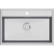 Кухонная мойка Paulmark Stepia 80 PM117551-GRM Серый металлик Кухонная мойка Paulmark Stepia 80 PM117551-GRM Серый металлик