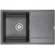 Кухонная мойка Paulmark Flugen 50-780 PM217850-DG Графит Кухонная мойка Paulmark Flugen 50-780 PM217850-DG Графит