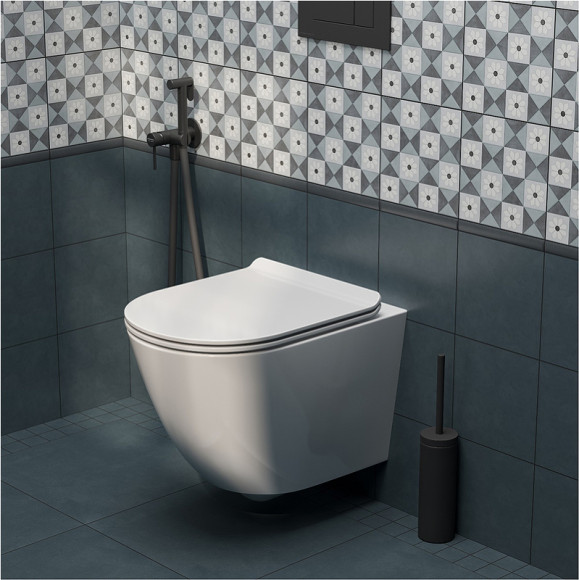 Унитаз Kerama Marazzi Sfera SF.wc.02 подвесной Белый глянцевый без сиденья