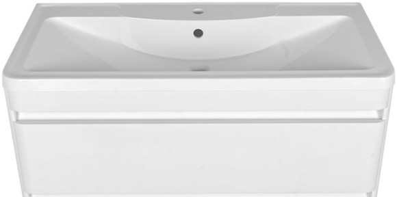 Тумба под раковину Style Line Атлантика Люкс Plus 80 СС-00000691 подвесная Белая Тумба под раковину Style Line Атлантика Люкс Plus 80 СС-00000691 подвесная Белая