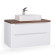 Тумба под раковину Jorno Wood 100 wood.01.100/P/W подвесная Белая