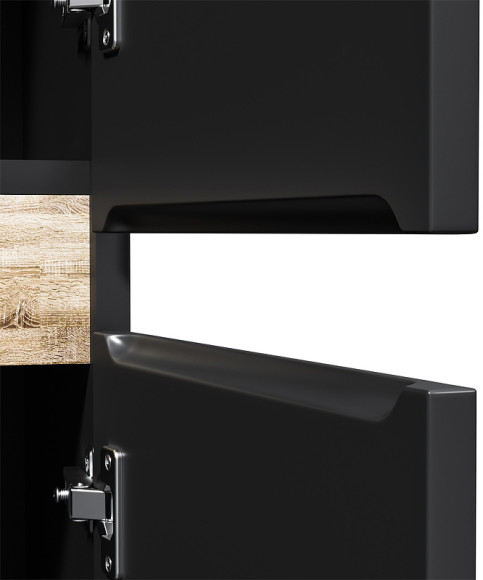 Шкаф пенал AM.PM X-Joy 30 M85ACHR0306BM подвесной Черный матовый