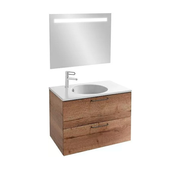 Тумба под раковину Jacob Delafon Odeon Rive Gauche 90 EB2523-R9-E52 подвесная Дуб табак