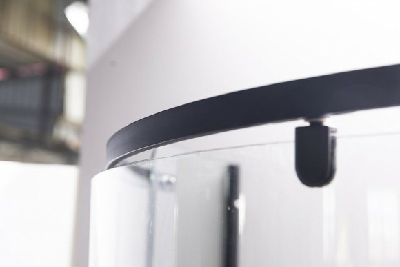 Душевой уголок Esbano ESD-7025B 100x100 ESUGD7025B профиль Черный матовый стекло прозрачное