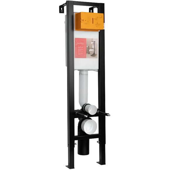 Инсталляция Jacob Delafon E33130RU-NF для унитаза без клавиши смыва Инсталляция Jacob Delafon E33130RU-NF для унитаза без клавиши смыва