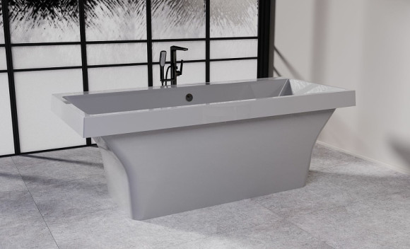 Ванна из искусственного камня Astra Form Капри 180х80 01010034 без гидромассажа