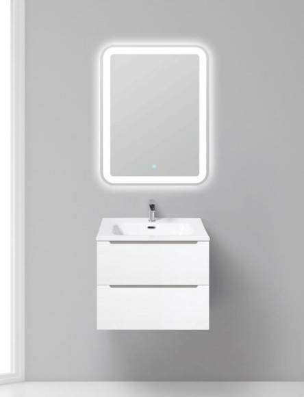 Тумба под раковину BelBagno ETNA 39-600/390-2C-SO-BL-P подвесная Bianco Lucido Тумба под раковину BelBagno ETNA 39-600/390-2C-SO-BL-P подвесная Bianco Lucido