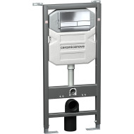 Инсталляция Ceramicanova Envision CN1002CH для унитаза с клавишей смыва Хром Инсталляция Ceramicanova Envision CN1002CH для унитаза с клавишей смыва Хром