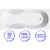 Акриловая ванна C-Bath Vesta 170x70 CBQ005005 без гидромассажа