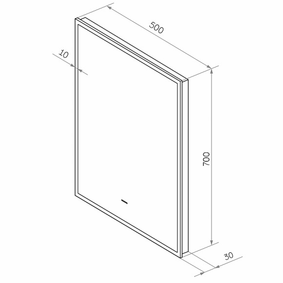 Зеркало Континент Amer 500х700 ЗЛП1525 с подсветкой с бесконтактным выключателем Зеркало Континент Amer 500х700 ЗЛП1525 с подсветкой с бесконтактным выключателем