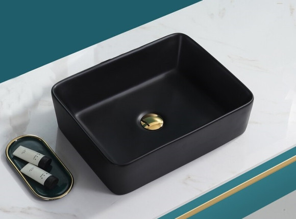 Раковина-чаша CeramaLux 47 9103MB Черная матовая