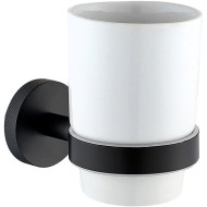 Стакан для зубных щеток Allen Brau Priority 6.31002-31 Белый Черный матовый