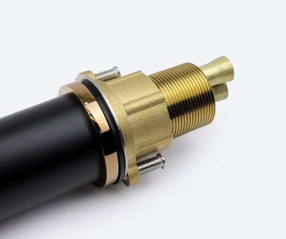 Смеситель для раковины Bronze de Luxe Avantgarde 2010MH Черный Розовое золото