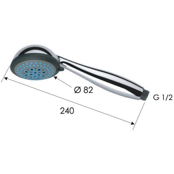 Ручной душ Remer 315FOX Хром Ручной душ Remer 315FOX Хром