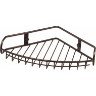 Полка корзина WasserKRAFT Isar K-1711 угловая Темная бронза
