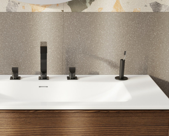 Стакан для зубных щеток Vitra Origin A4489636 Черный матовый Стакан для зубных щеток Vitra Origin A4489636 Черный матовый