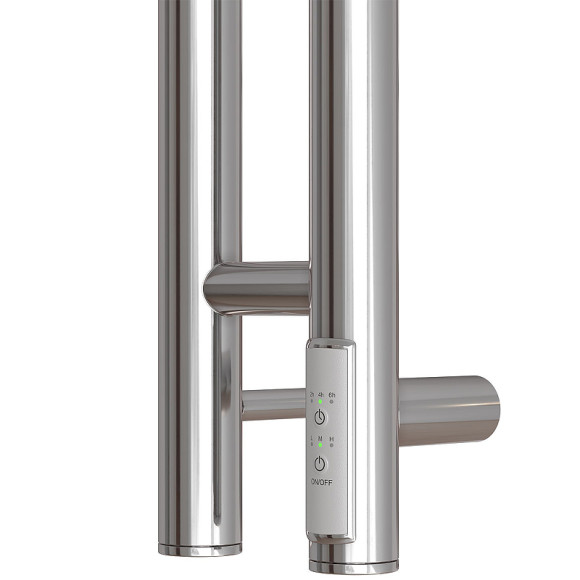 Электрический полотенцесушитель Point Деметра PN12812 П3 80x1200 диммер справа Хром Электрический полотенцесушитель Point Деметра PN12812 П3 80x1200 диммер справа Хром