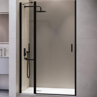 Душевая дверь RGW Leipzig LE-004-B 110 351200411-14 профиль Черный стекло прозрачное