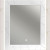 Зеркало Opadiris Луиджи 80 00-00006554 с подсветкой Белое матовое с бесконтактным выключателем и подогревом