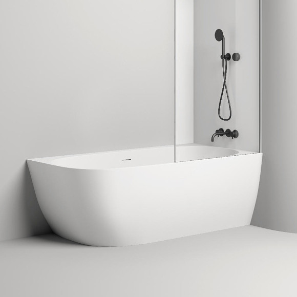 Ванна из искусственного камня Salini Sofia Corner Right 170х85 102524M Белая матовая