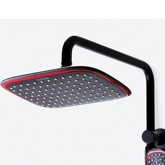 Душевая система Bronze de Luxe Avantgarde 2039RH Черная Красная Душевая система Bronze de Luxe Avantgarde 2039RH Черная Красная