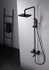 Душевая система Bronze de Luxe Avantgarde 2039RH Черная Красная Душевая система Bronze de Luxe Avantgarde 2039RH Черная Красная