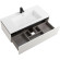 Тумба под раковину Cezares Slider 100 SLIDER-1000-1C-SO-BO подвесная Bianco Opaco