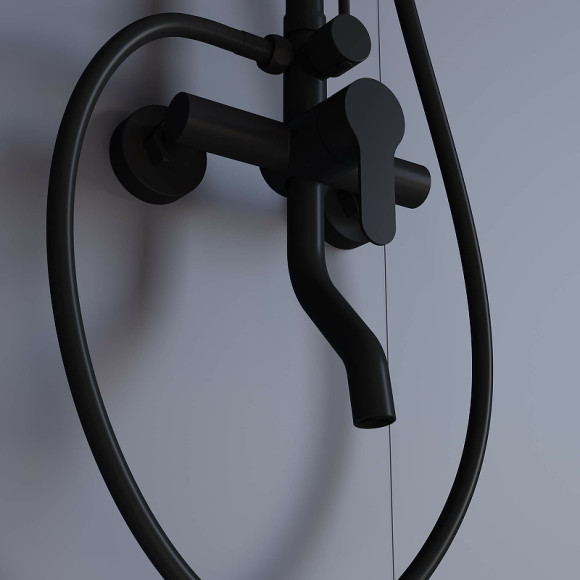 Душевая система RGW Shower Panels SP-24B 59140124-04 Черная