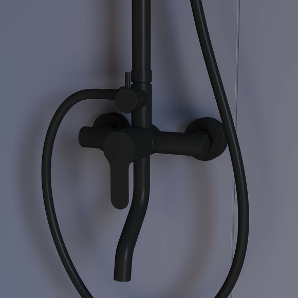 Душевая система RGW Shower Panels SP-24B 59140124-04 Черная