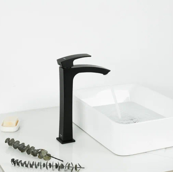 Смеситель для раковины Gappo G1007-16 Черный матовый