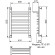 Водяной полотенцесушитель Ника Trapezium ЛТ (Г2) ВП 80/40 с полкой Хром