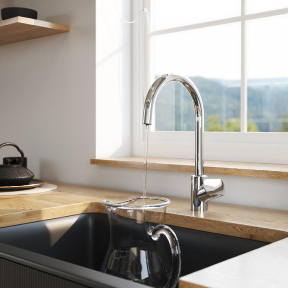 Смеситель для кухни AM.PM Like F8007S00 Хром Смеситель для кухни AM.PM Like F8007S00 Хром