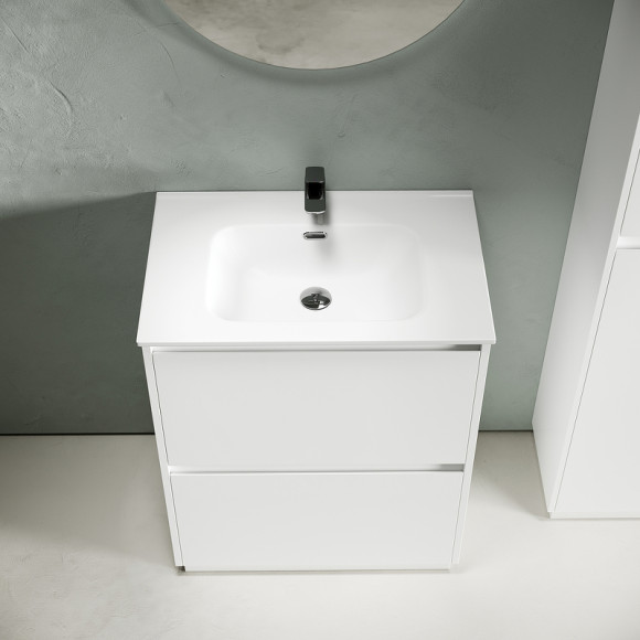 Тумба под раковину Sancos Libra Floor 70 LB70FW Белый глянец Тумба под раковину Sancos Libra Floor 70 LB70FW Белый глянец