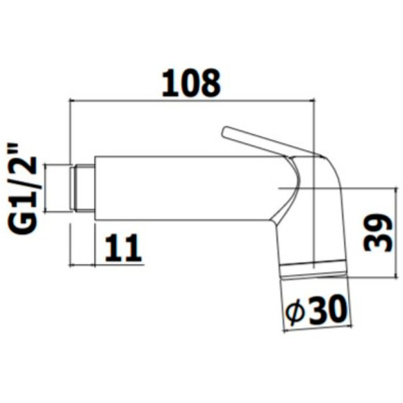 Гигиенический душ Paffoni Minorca ZDUP099CR Хром Гигиенический душ Paffoni Minorca ZDUP099CR Хром