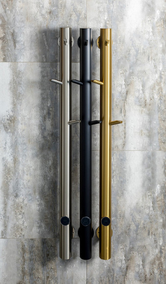 Электрический полотенцесушитель Boheme Uno 724-NB Никель Электрический полотенцесушитель Boheme Uno 724-NB Никель