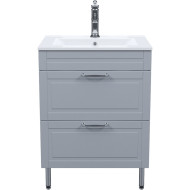 Тумба с раковиной Iddis Oxford 60 OXF60L0I95K Светло-серая