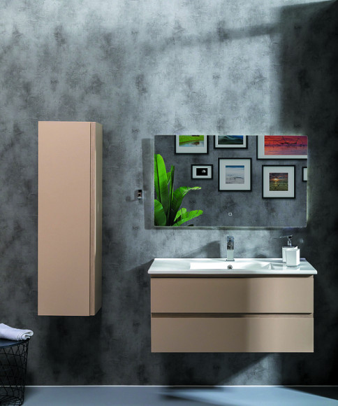 Шкаф пенал Boheme Armadi Art Capolda 35 849-120-LA подвесной Latte