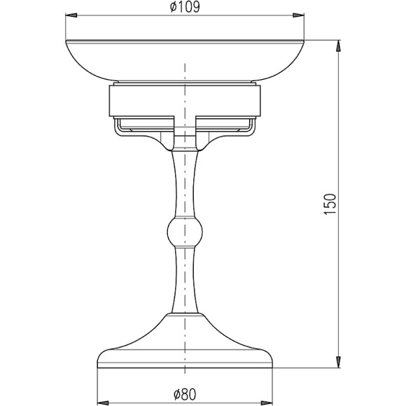 Мыльница Rav Slezak Morava MKA0301SM Бронза Мыльница Rav Slezak Morava MKA0301SM Бронза