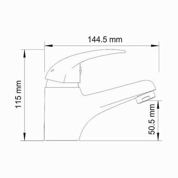Смеситель для раковины WasserKRAFT Isen 2603 Хром
