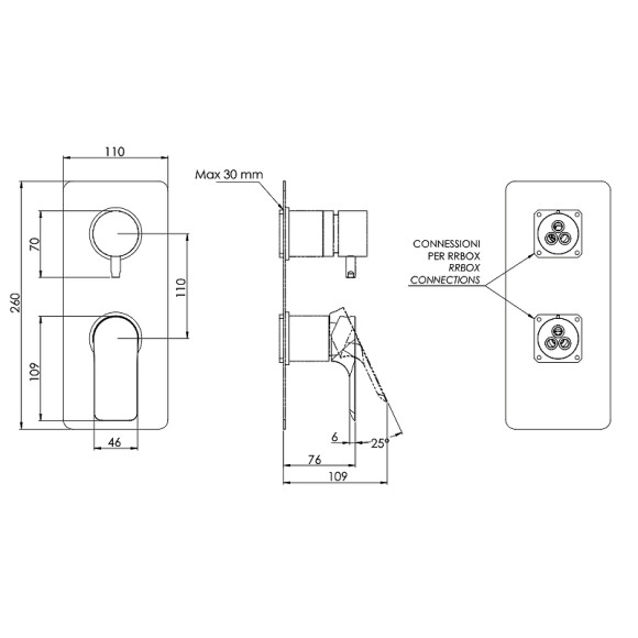 Смеситель для душа Remer Infinity I92KBDO Золото глянцевое Смеситель для душа Remer Infinity I92KBDO Золото глянцевое