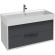 Тумба под раковину Jacob Delafon Vivienne 100 EB1585-N18-S40 подвесная Белая Серая Тумба под раковину Jacob Delafon Vivienne 100 EB1585-N18-S40 подвесная Белая Серая