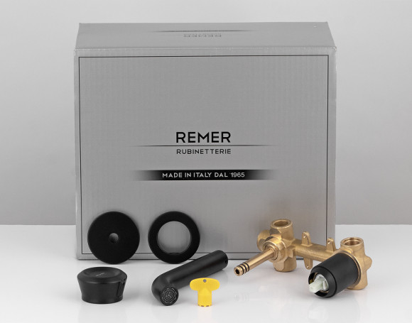 Смеситель для раковины Remer Element ET15PNO Черный матовый Смеситель для раковины Remer Element ET15PNO Черный матовый