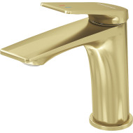 Смеситель для раковины Grossman Galaxy 510.K35.01.320 Золото брашированное