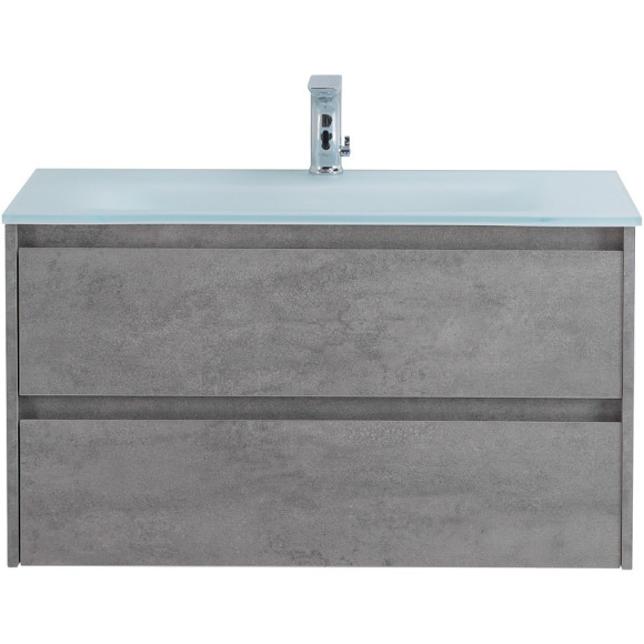 Тумба под раковину BelBagno Kraft 90 KRAFT-900-2C-SO-CG подвесная Cemento Grigio