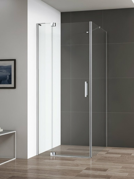 Душевой уголок Cezares Slider 80x100 SLIDER-AH-1-100-70/80-C-Cr профиль Хром стекло прозрачное