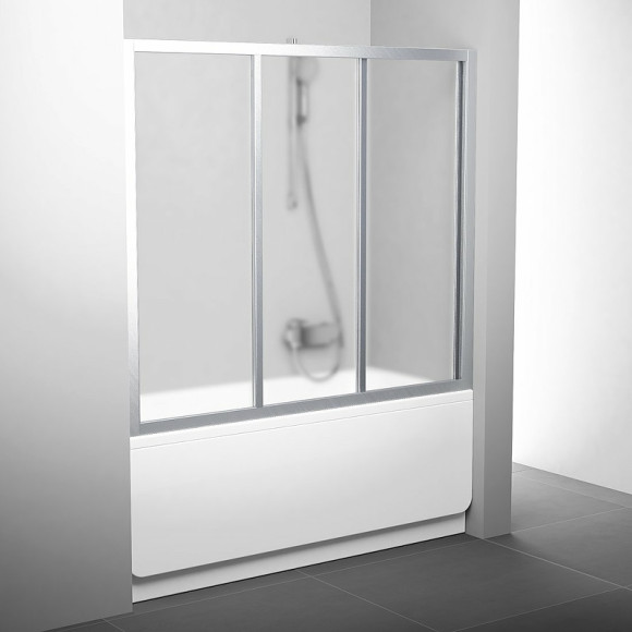 Шторка на ванну Ravak Supernova AVDP3-170 40VV0U02ZG профиль Сатин стекло Grape