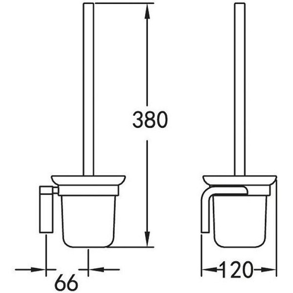 Ершик для унитаза Cezares Ultima CZR-F-8932 Хром Ершик для унитаза Cezares Ultima CZR-F-8932 Хром