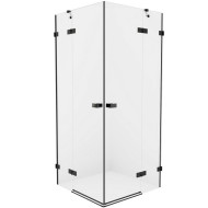 Душевой уголок New Trendy Avexa Black 100x110 EXK-1841 профиль Черный стекло прозрачное Душевой уголок New Trendy Avexa Black 100x110 EXK-1841 профиль Черный стекло прозрачное